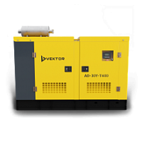 картинка Дизельный генератор Vektor AD-30Y-T400 в шумозащитном кожухе с АВР компании Нова Механика